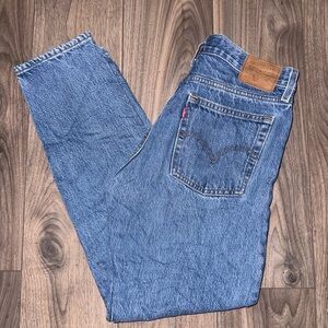 Levi's Premium Denim Wedgie Medium Wash Blue Jeans Button-fly